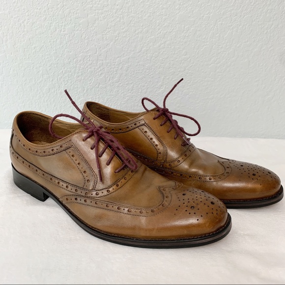Johnston & Murphy Other - Johnston & Murphy Tyndall Wing Tip Oxford Tan 10M
